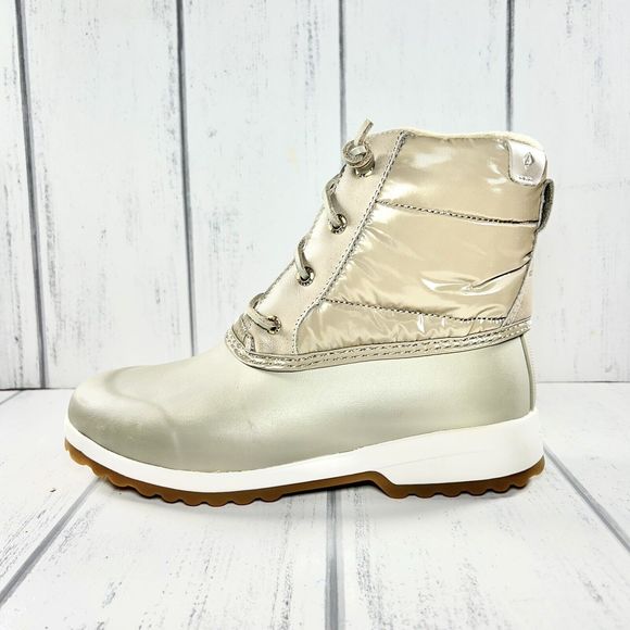 Sperry Women's Maritime Repel Snow Boots Thinsulate Waterproof Taupe Size 7.5 - Picture 8 of 16